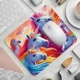thumbnail image 2 of Unicorn Square Non-Slip Rubber Bottom Printed Desk Mat Mousepad for Office and Gaming - 8.3x9.8 Inch, 2 of 6