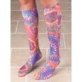thumbnail image 3 of Celeste Stein Compression Socks 20-30mmHg, Tie-Dye, Regular, 3 of 4