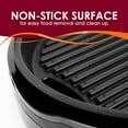 thumbnail image 6 of A house of tools EMG6505G 12" Smokeless Indoor Electric BBQ Grill with Glass Lid Dishwasher Safe, Nonstick, Adjustable Temperature, Fast Heat Up, Low-Fat Meals Easy to Clean Design, 6 of 16