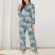 thumbnail image 2 of Fotbe enchanted winter snowflake holly Conjunto de Pijama de Manga Larga para Mujer con Estampado, Ropa de Dormir de 2 Piezas, Conjunto de Casa Suave y Cómodo con Bolsillos-Large, 2 of 7