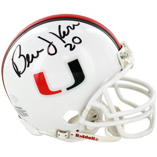 Steiner Sports Bernie Kosar Signed University of Miami Replica Mini Helmet  