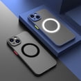thumbnail image 5 of Luxury Matte Armor Case with Magnetic Wireless Charging Compatibility for iPhone 11/12/13/14/15 Pro Max Mini Plus XS Max XR X, Shockproof Protective Phone Cover, 5 of 5