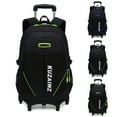 thumbnail image 2 of Rolling Backpack 2-Wheel Big Capacity Wheeled Backpack School Bag for Students, 2 of 3