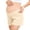 Beige, variant on Womens Under the Bump Maternity Shaping Shorts Pregnancy Panties Underwear Postpartum Boyshorts