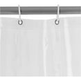 thumbnail image 2 of Hotel Grade No Hook Shower Curtain, 71x74, Snap-in Liner, White, 2 of 5