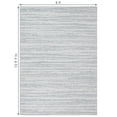 thumbnail image 5 of Sunnydaze Artistic Storms Indoor/Outdoor Patio Area Rug 8x10 Foot - Iced Silver - Weather-Resistant Polypropylene - Porch, Camping and Backyard Area Rug (8' x 10' 9"), 5 of 8