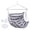 black, gray, white, variant on Backyard Expressions Striped Hammock Chair Hanging Rope Swing Chair, Anti Slip Steel Spreader Bar
