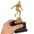 thumbnail image 2 of LABSERRON Soccer Championship Trophy 1Pack Golden Human Plastic Award For Kids 6.1x2.95x2.95in, 2 of 7