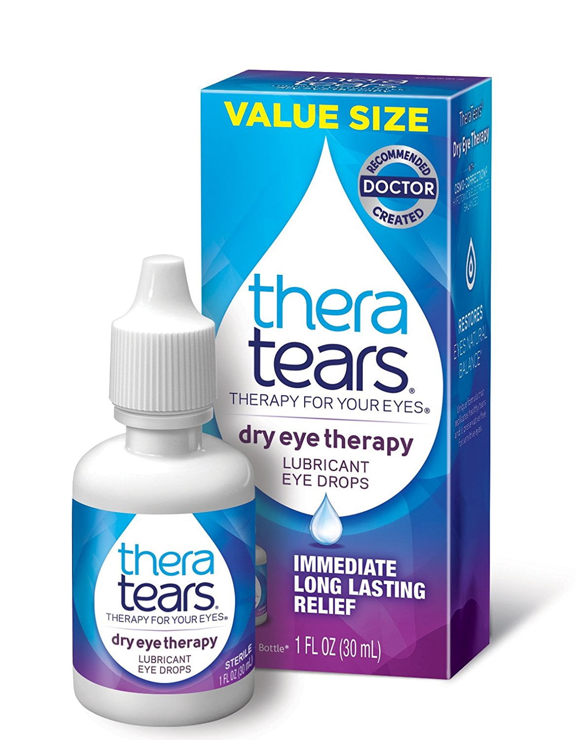 TheraTears Dry Eye Therapy Lubricant Eye Drops 1FL OZ