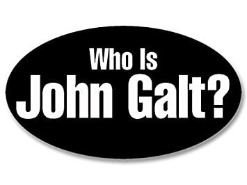 Who Is John Galt Home Decor Car Truck Window Decal Sticker