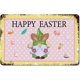 thumbnail image 1 of Lindo gnomo de Pascua feliz, rosa, amarillo con lunares blancos, letreros de metal vintage, letrero decorativo de Pascua de primavera, cartel de metal de 8 x 12, 1 of 6