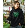 thumbnail image 5 of Proud Irish Green Clovers Heart Sweatshirt St Patricks Day Cute Gift Irish Women Hoodie, 5 of 6