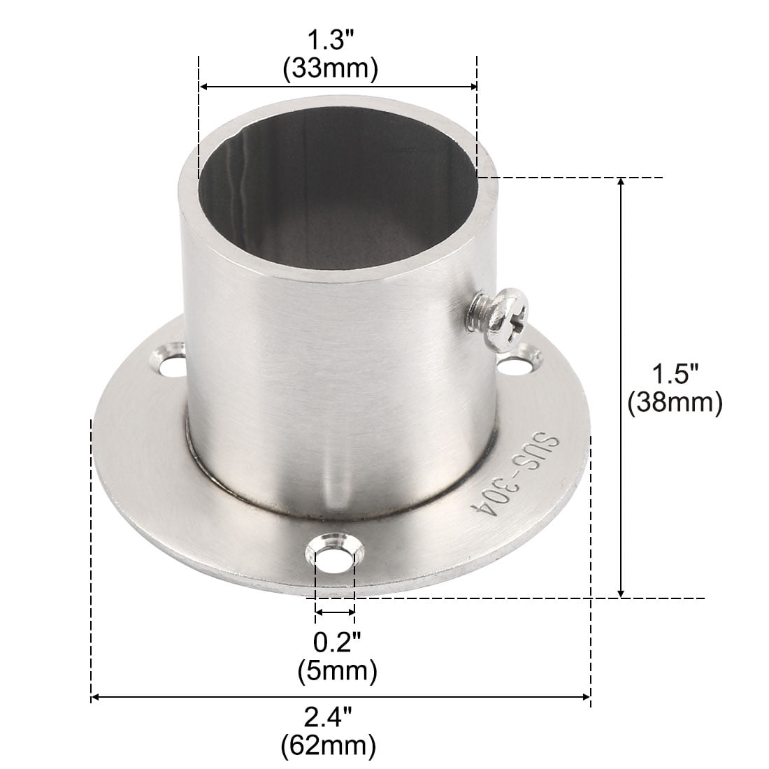 1.5 inch closet rod bracket hotsell