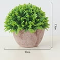thumbnail image 2 of HONMEET Artificial Potted Plant Green Decorative Faux Plant Pot for Home and Office Decoration Use, 2 of 5