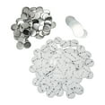 thumbnail image 1 of Button Making Supplies, Pin Back Button Parts 100 Sets Plastic Base  For DIY 44mm / 1.73in,50mm / 1.97in, 1 of 8