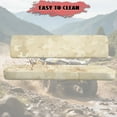 thumbnail image 6 of Yuyamidu Beige Camo UTV Seat Cover Bench Seat Covers 4 Wheeler Accessories Compatible with Kawasaki Mule 3000 3010 3020 4000 4010 (2001-2023 2025), 6 of 7