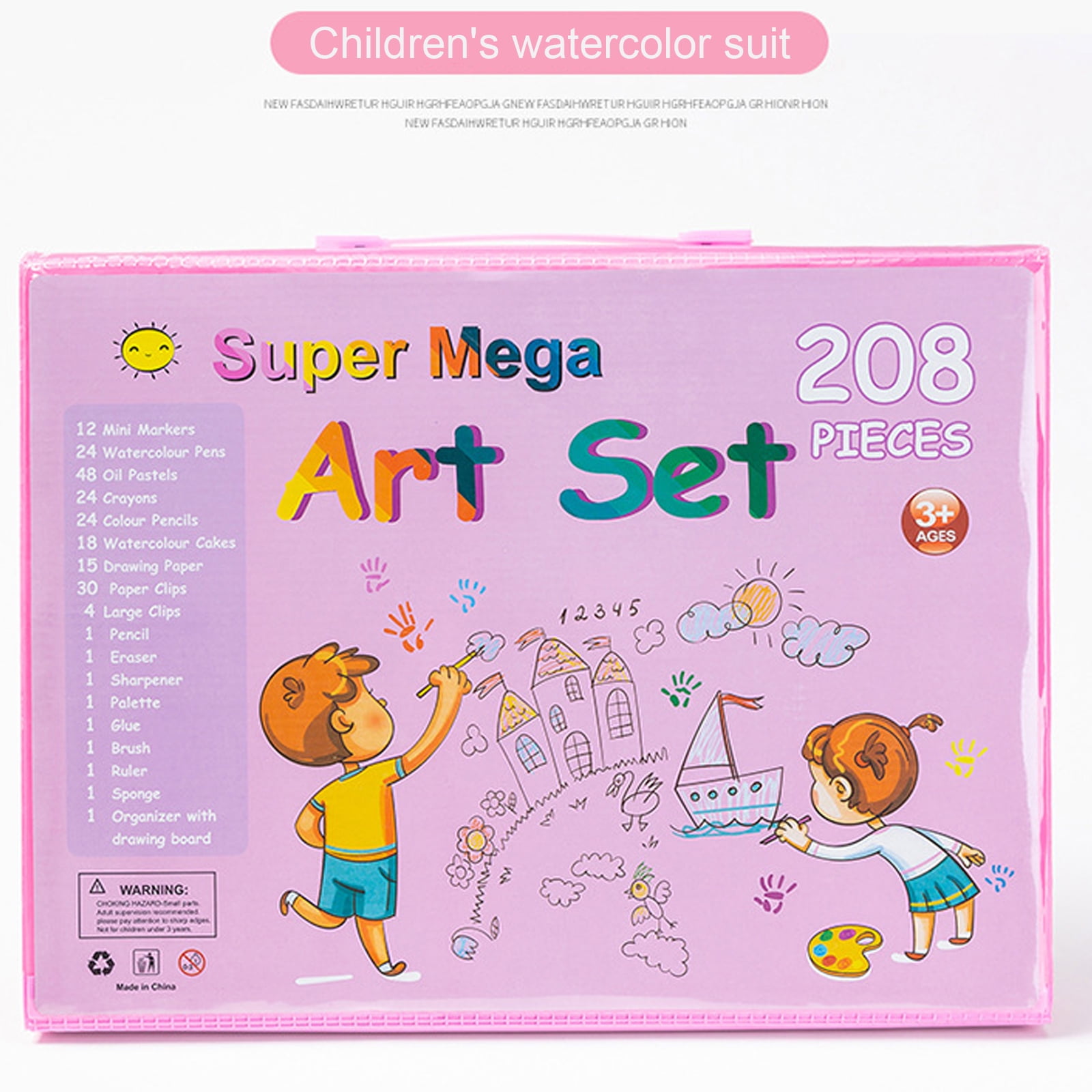  homicozy Art Supplies for Kids Ages 4-12,Mermaid Drawing Sets  Art Case,Coloring Kits with Double Sided Trifold Easel,Crayon,Colored  Pencil,Marker,Coloring Book,Drawing Stuffs Gifts for Girls Age 4-6-8