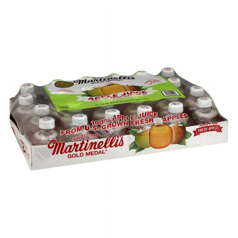 Martinelli's Gold Medal 100% Pure Apple Juice, 10oz Bottle (Bulk