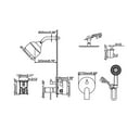 thumbnail image 5 of 5 Functions Complete Shower System with Rough-in Valve, 5 of 5