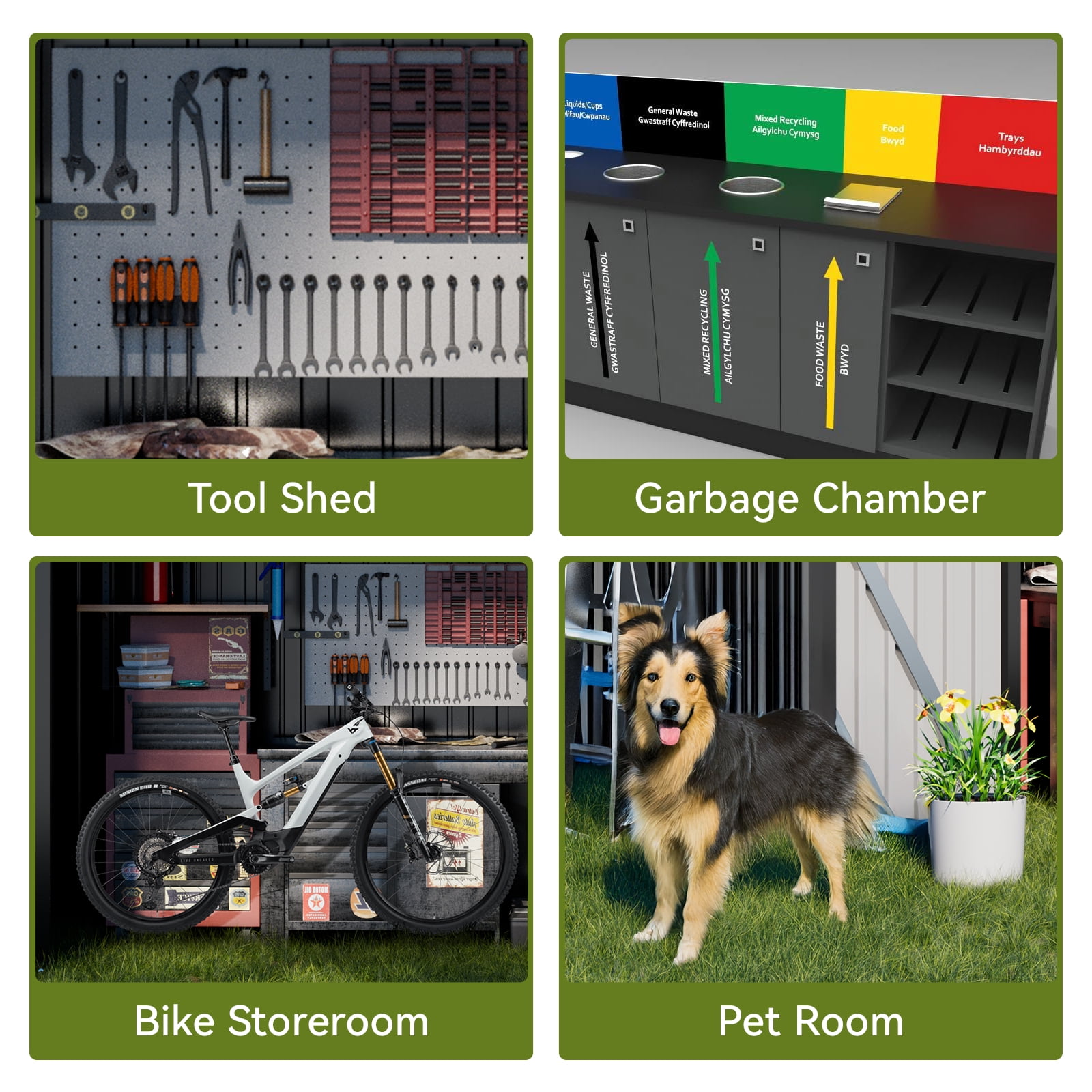 CLOUDREST PRO 6 x 4 ft. Outdoor Storage Metal Shed with Lockable Door and Air Vent,Gray