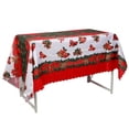 thumbnail image 4 of Tebru Table Cover Tablecover Christmas Polyester Printing Anti Fouled Dinner Tablecloth Cover Decor for Home Kitchen Dinner Party, 4 of 7