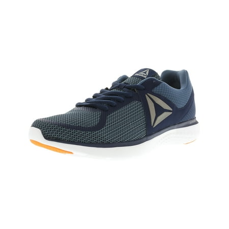 Reebok Men's Astroride Run Mt Navy / Blue White Orange Ankle-High Running Shoe -