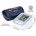 thumbnail image 3 of Imountek Upper Arm Blood Pressure Monitor, BP Machine with Voice Broadcast, 8.66-12.6in Cuff Backlit Screen Display for Home Use, 3 of 7