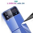 thumbnail image 3 of Étui de Téléphone Transparente Compatible pour Z Flip 3 Anti-Empreintes Digitales Étui de Protection Tout Inclus, 3 of 8