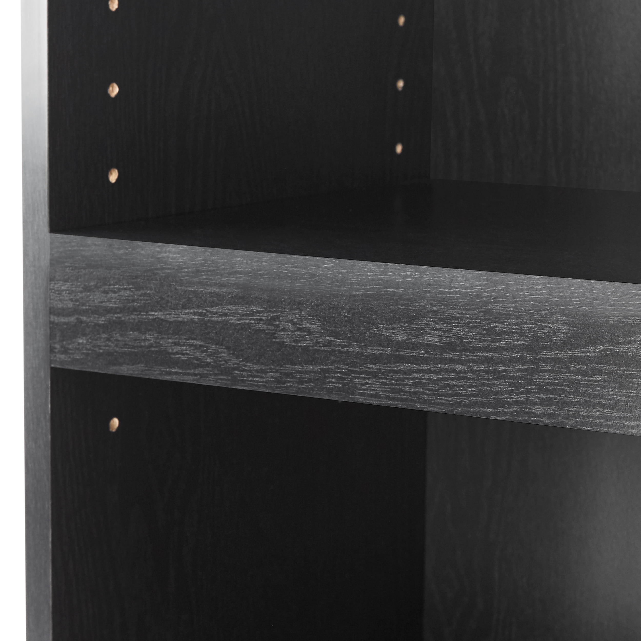 Mainstays Framed 5Shelf Bookcase, True Black Oak  (图3)