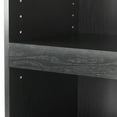 thumbnail image 3 of Mainstays Framed 5-Shelf Bookcase with Adjustable Shelves, True Black Oak, 3 of 8