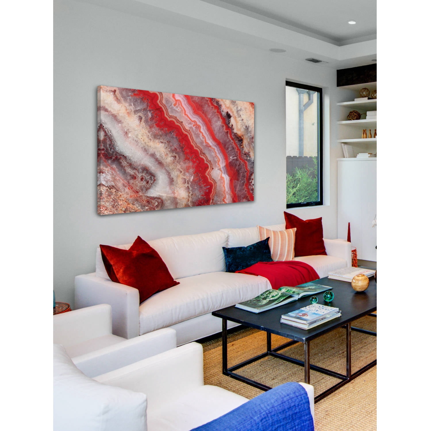 Marmont Hill "Red Rhodochrosite" Painting Print on Wrapped Canvas