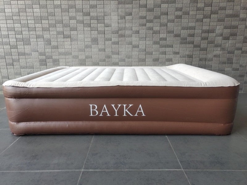BAYKA Air Mattress with built in pump, Dark Brown