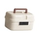thumbnail image 4 of Caja de almacenamiento con cerradura, organizador de contraseñas, versátil, con asa, portátil, con cerradura de combinación de código para el hogar, Blanco, 4 of 8