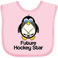 thumbnail image 3 of Inktastic Future Hockey Star Penguin Boys or Girls Baby Bib, 3 of 4