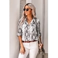 thumbnail image 4 of Animal Print Pocketed Button Down Top, 4 of 7