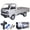 Silver, variant on 1/16 Kei Truck RC Car - 2.4GHz Remote Control Off-Road Rock Crawler with LED Headlights and Brushed Motor - RTR Toy for Adults (White)