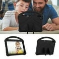 thumbnail image 4 of Dteck Case for Apple iPad 9th Generation (2021) 10.2-inch,Shockproof EVA Foam Kids Friendly Handle Lightweight iPad 10.2" 8th Gen 2020 Protective Back Kickstand Cover for iPad 7th Gen 2019 ,Black, 4 of 5