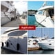 thumbnail image 5 of Advancent Cuerda elástica de amarre para barco, 2 uds., cuerda elástica de amarre para barco Deportes acuáticos blanco+negro Advancent OD010572-02, 5 of 6