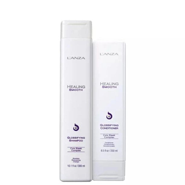 Samuel Humanistisk Kategori Lanza Healing Smooth Glossifying Shampoo 10.1 oz and Conditioner 8.5 oz -  Walmart.com