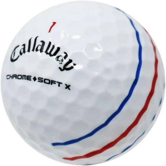 Pre-Owned Callaway Chrome Soft X Triple Track Golf Balls, Mint / AAAAA Condition, 100 Pack
