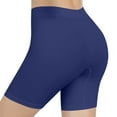 thumbnail image 3 of 3 Pack Slip Shorts for Women Under Dress,Comfortable Seamless Smooth Yoga Shorts,Workout Biker Shorts, 3 of 6