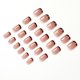thumbnail image 5 of Uñas postizas francesas ovaladas redondas a presión con protección UV para uso diario en la oficina, 5 of 5