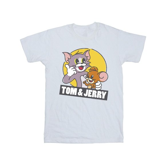 Tom T-Shirt pour Garçons And Jerry à Logo Esquissé
