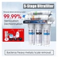 thumbnail image 3 of 5 Layer Drinking Water Purifier, Household Kitchen Under Sink Ultrafiltration Water Purification System, Large Flow Water With Tap ,Widely Used, 3 of 7