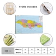thumbnail image 2 of Jamaica Map Posters Wall Art Poster Scroll Canvas Painting Picture Living Room Decor Home 16x24inch(40x60cm), 2 of 6