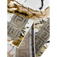 thumbnail image 4 of Marble Rug Design 1042 - 7'8"x10'8", Gold, 4 of 5