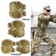 thumbnail image 5 of Eigraketly Rodillera para acampar al aire libre, rodillera con correas ajustables, coderas antideslizantes, rodillera protectora, equipo de seguridad para camuflaje oscuro Eigraketly OD027064-07, 5 of 6