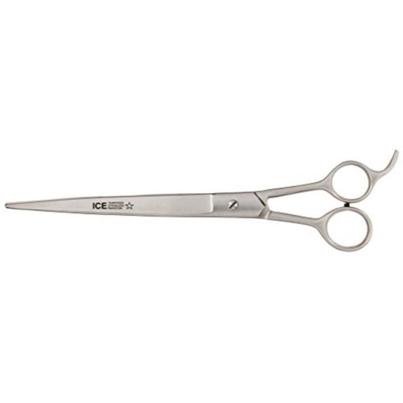 TAMSCO Barber Scissor/Groomer with Rest 10.5-Inch Stainless Steel Ice Tempered Beveled Edge Straight
