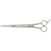 tamsco barber scissor/groomer with rest 10.5-inch stainless steel ice tempered beveled edge straight