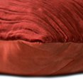 thumbnail image 2 of The HomeCentric Decorative Lumbar Pillow Cover Rust 12"x16" (30x40 cm) Velvet Pintucks, Velvet Oblong Pillow Cover, Striped Modern Style - Equilibrium, 2 of 3